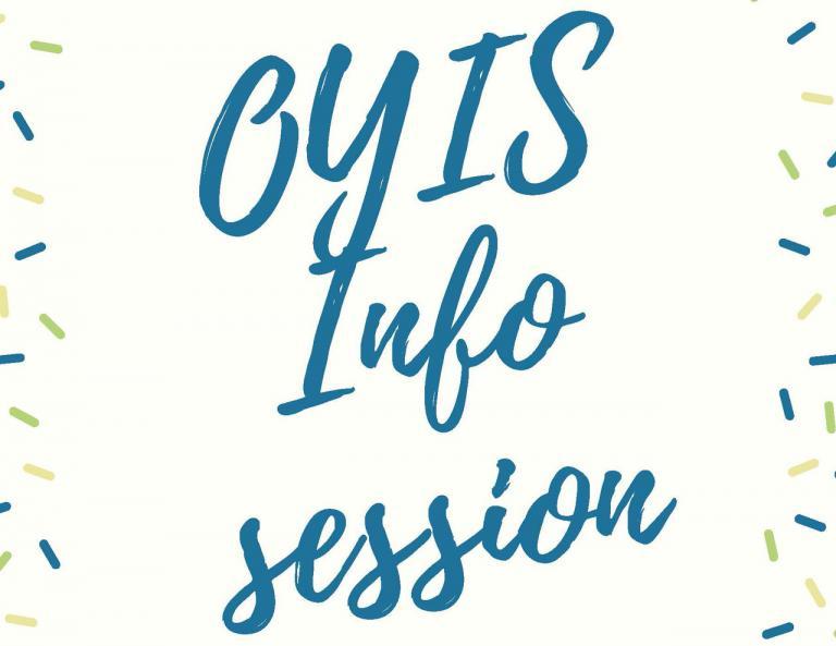 information session banner