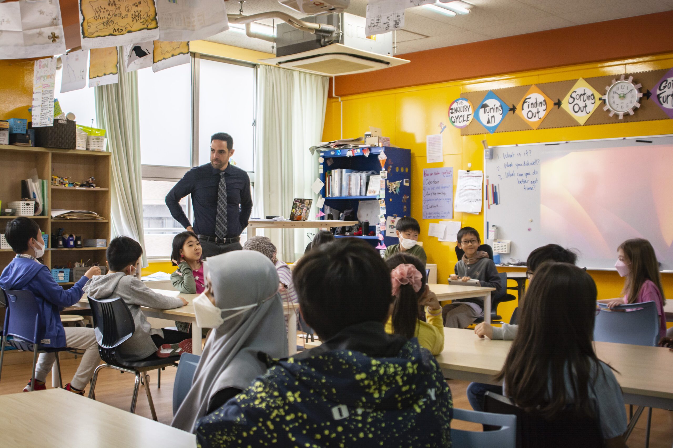 PYP students learning in class