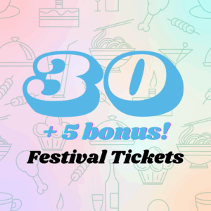 30 Festival Tickets (+5 Bonus)